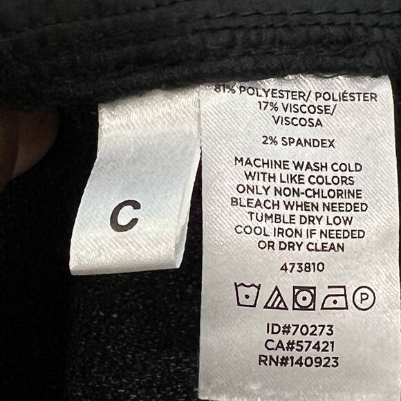 Ann Taylor Classic Dark Gray Tweed Dress Pants Size 8P Petite - Picture 12 of 12